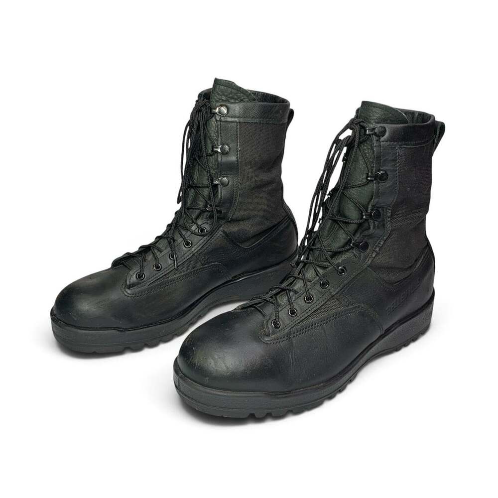 Belleville Combat Flight Boots Mens 12 R Leather Nylon Waterproof GORE-TEX 700V